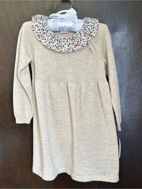 Edgehill Collection Cream Knit dress